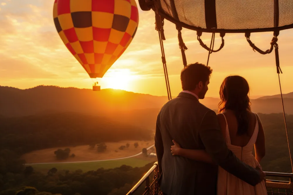 A Romantic Escape: Private Hot Air Balloon Ride for 2 in Marrakech
